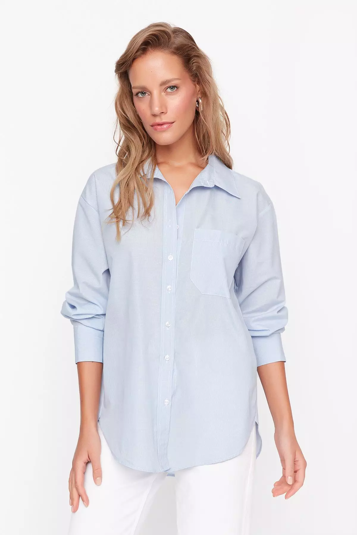 Long Sleeves Boyfriend Shirt