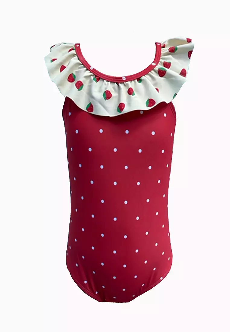 Buy TeePeeTo Strawberry Polkadot One Piece Swimwear 2024 Online