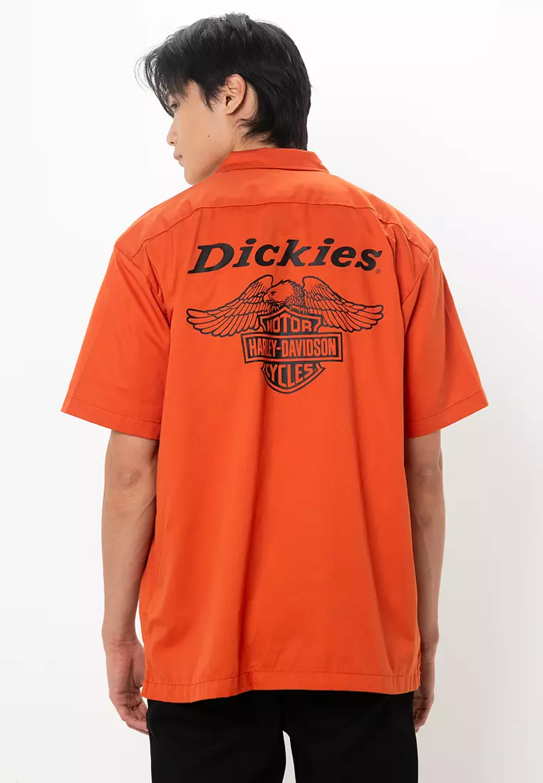 Harley Davidson Dickies Work Wear Biker Shirt XL 2XL