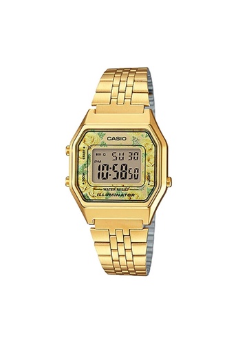 CASIO gold Casio Small Vintage Digital Watch (LA680WGA-9C) 73977AC8CA1F90GS_1