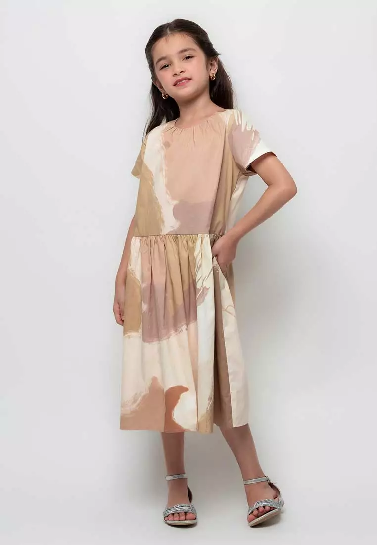 Treehouse Stephanie Dress in  Abstract Print