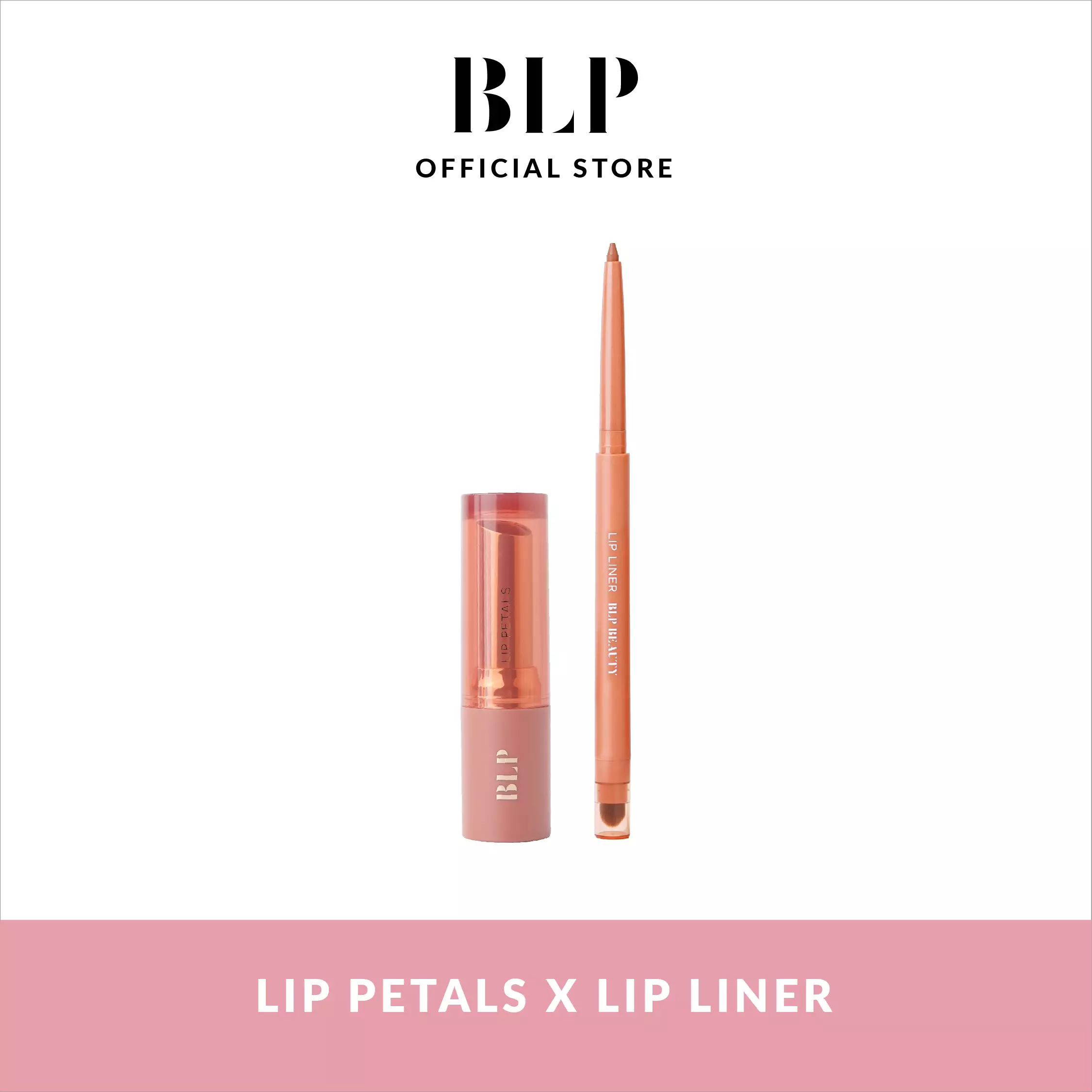 BLP - Lip Petals Oak  x Lip Liner Classic Beige - Bundle