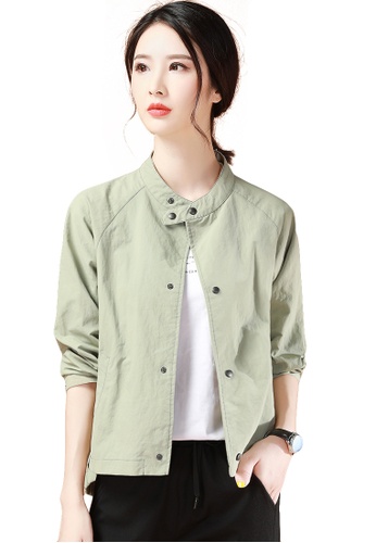 Buy A In Girls Retro Solid Color Collar Coat Online Zalora Malaysia