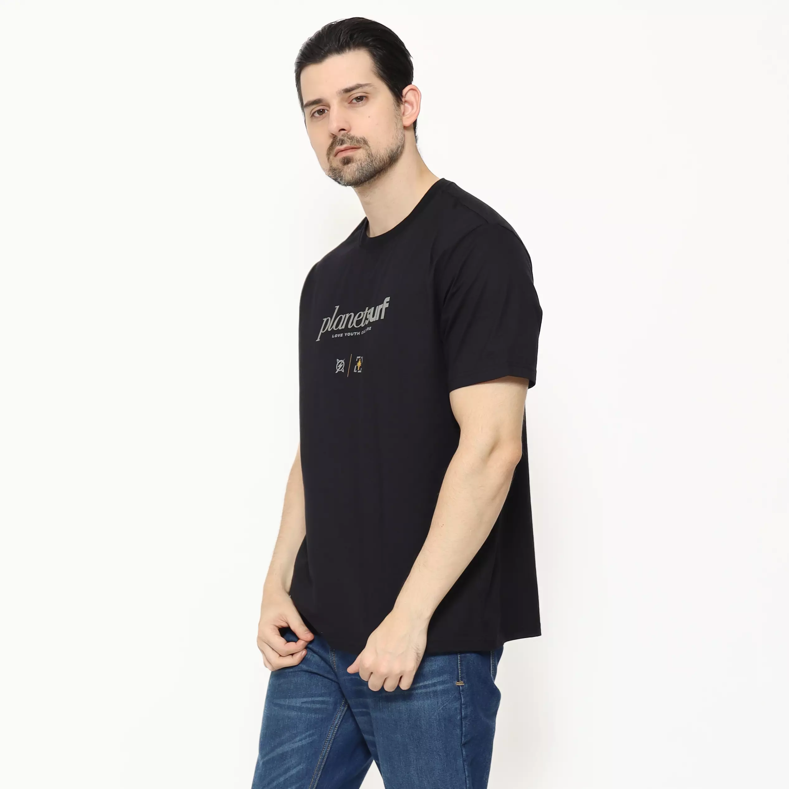 Planet Surf Clothing Kaos lengan pendek Pria Otto  Planet Surf