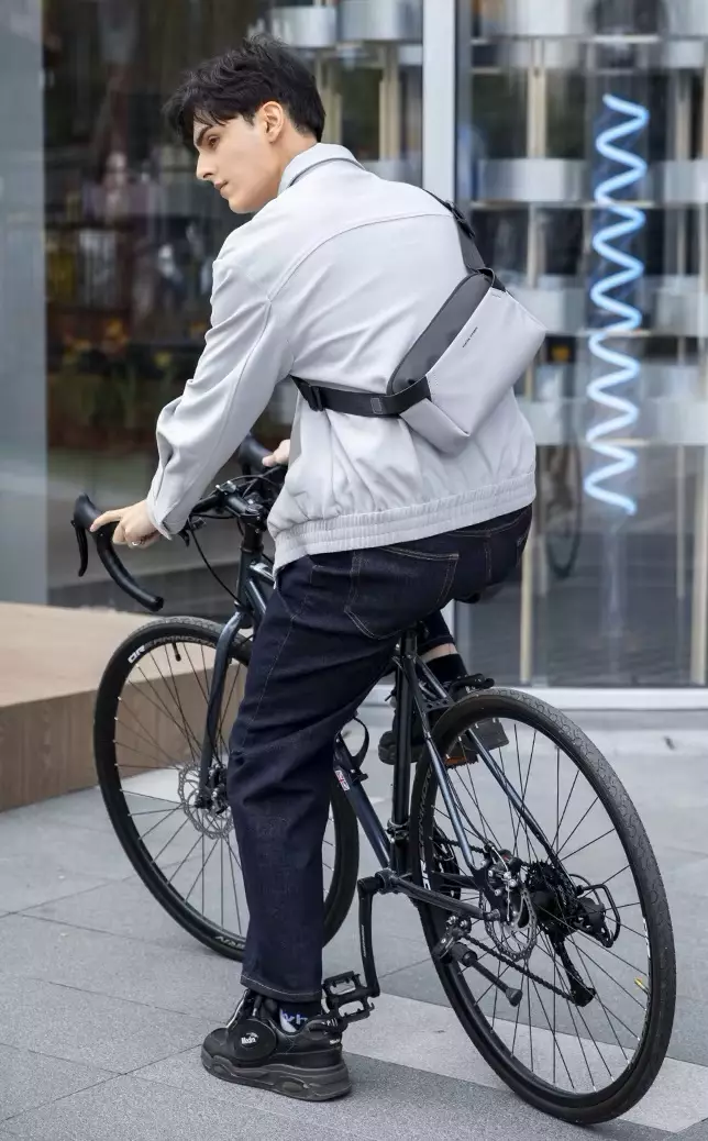 Mark Ryden Tas Selempang Pria Crossbody Sling Bag MR411 - GREY