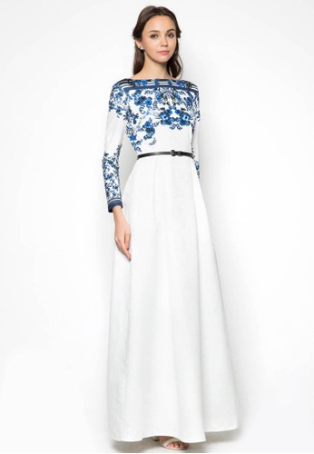 Embellishesprit台灣網頁ed Floral Dress, 服飾, 服飾