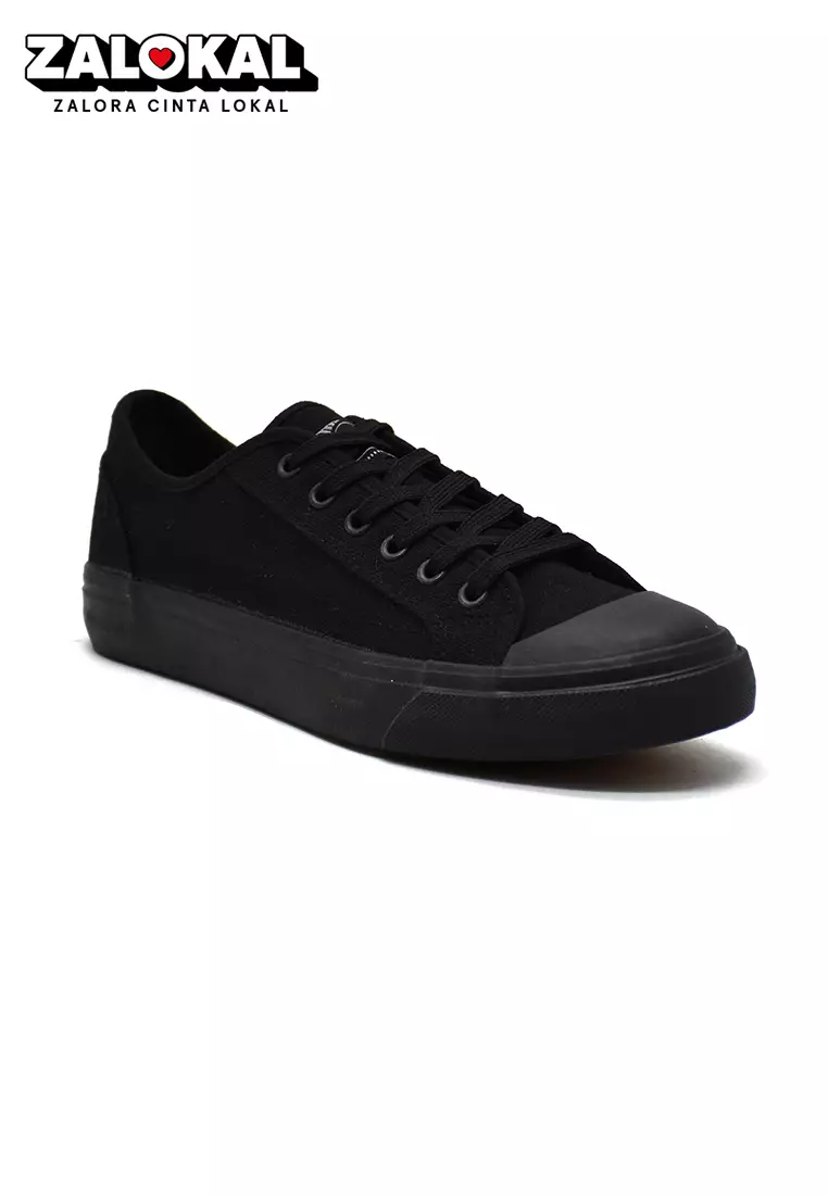 Carvil Sepatu Pria Berlion-T Black/Black