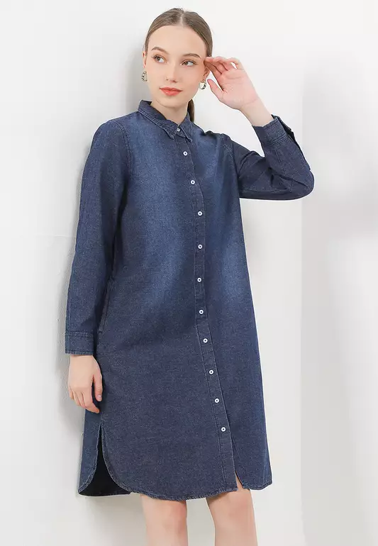 Ginevra Denim Shirt Dress