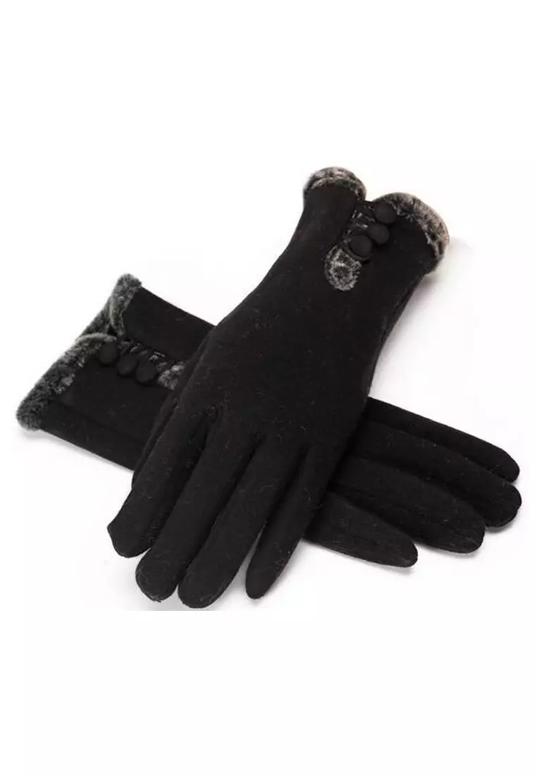 Sarung Tangan Wanita Touch Screen Winter Women Gloves Material Wool ORIGINAL
