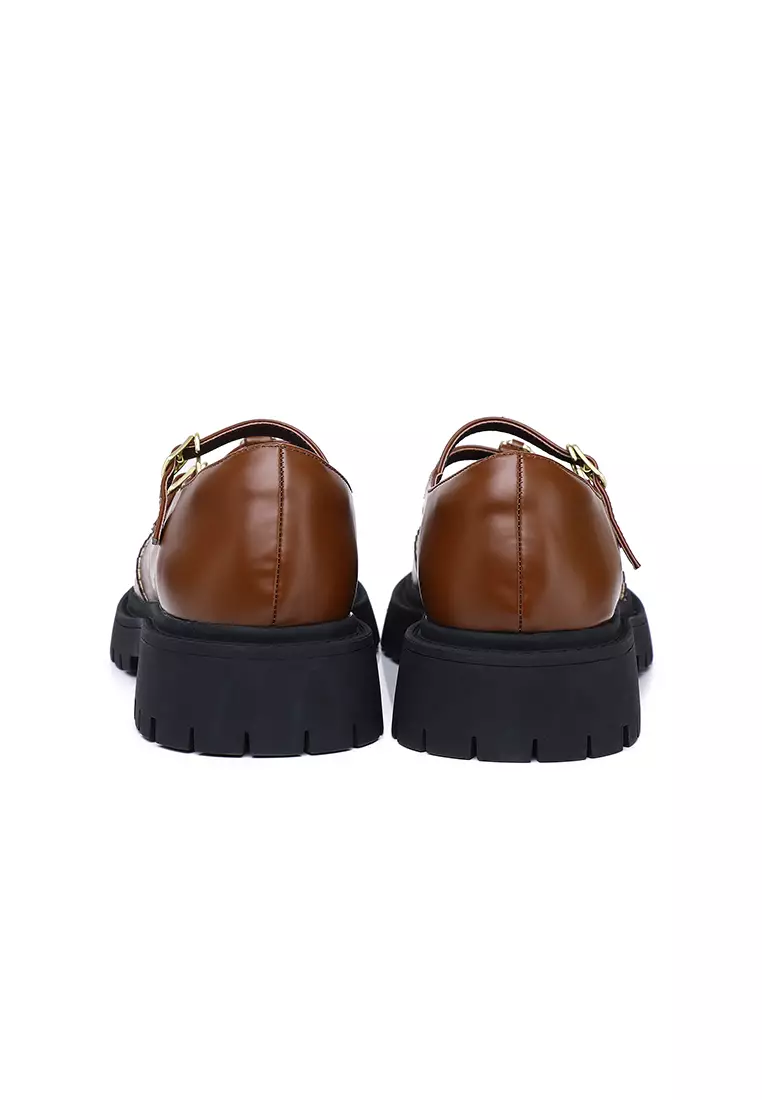 Mallory Comfy Fit Footbed Microfiber Leather Loafers