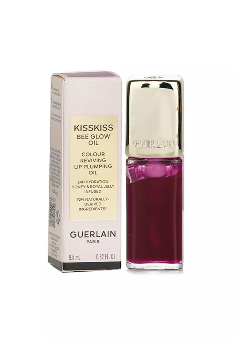 GUERLAIN - KissKiss Bee Glow Oil Colour Reviving Lip Plumping Oil - # 809 Lavender Glow 9.5ml/0.32oz