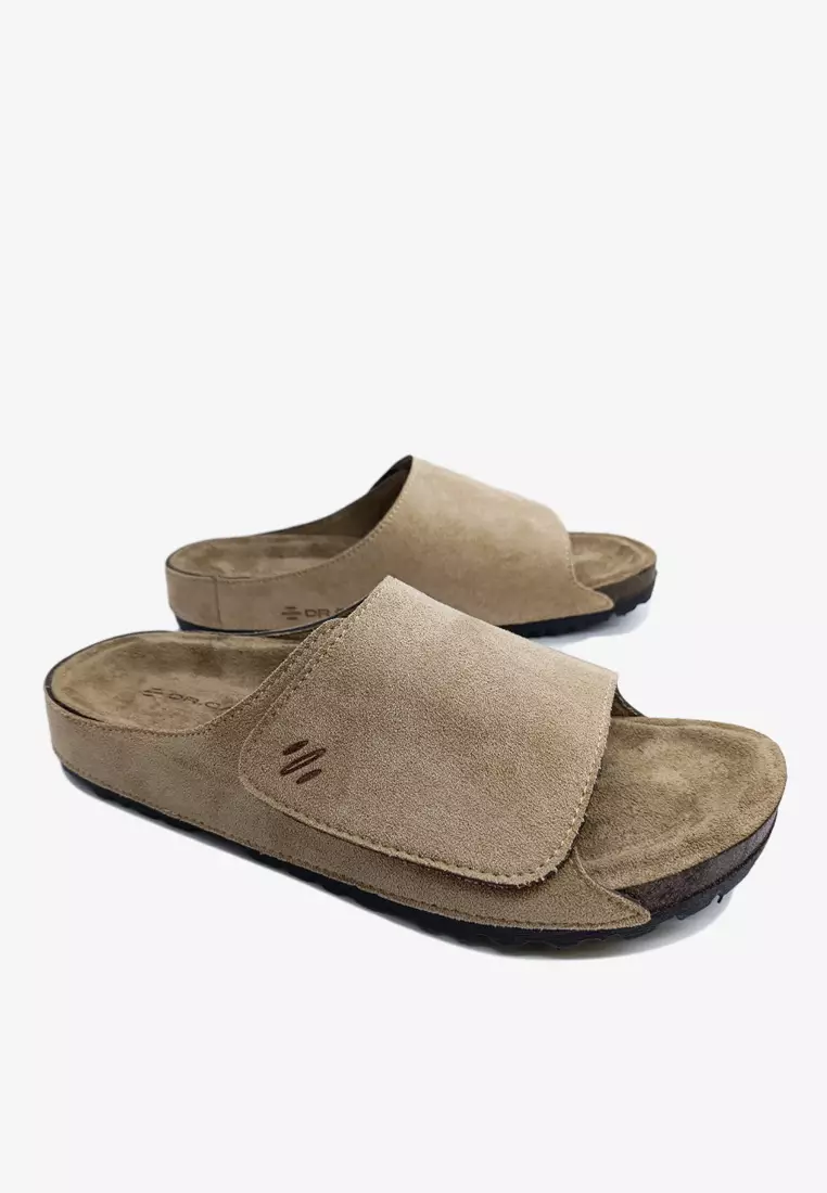 Dr. Cardin Men Cove Core Suede Comfort Sandals with Adjustable Strap D-SLB-8212