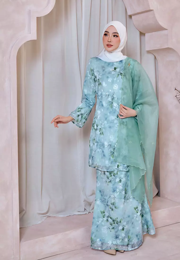 Jasmine Kurung Modern in Jacquard Chiffon