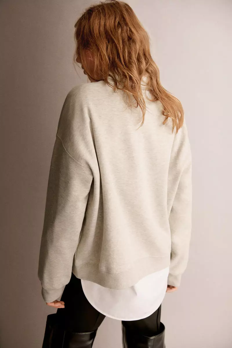 Text-motif sweatshirt