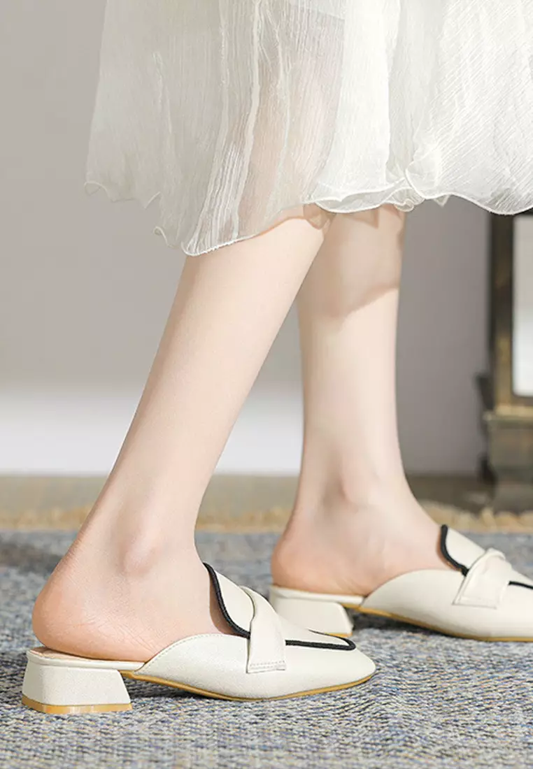 Buy Twenty Eight Shoes VANSA Fashion Knotted Flat Mules VSW-CVC-1