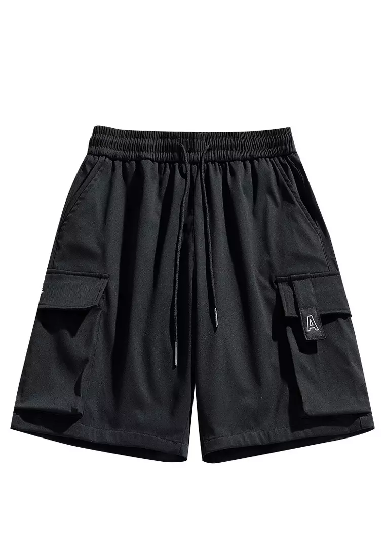 Drawstring Cargo Shorts