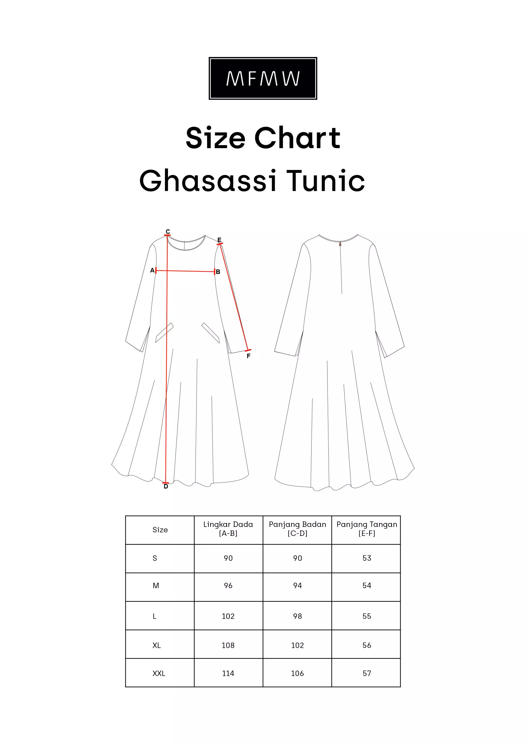 MFMW Ghasassi Tunik Brick Motif Kotak