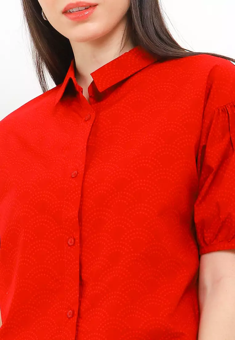 Cny Orienta Printed Blouse