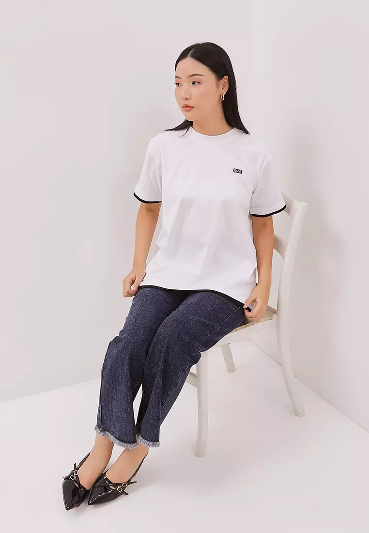 DUST Kaos Unisex Kino Putih (D.74291-U)