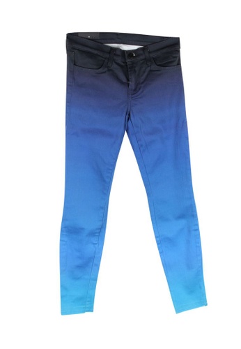 J BRAND 藍色 二手 j brand Blue Shades緊身牛仔褲 F21A6AAFBA408CGS_1