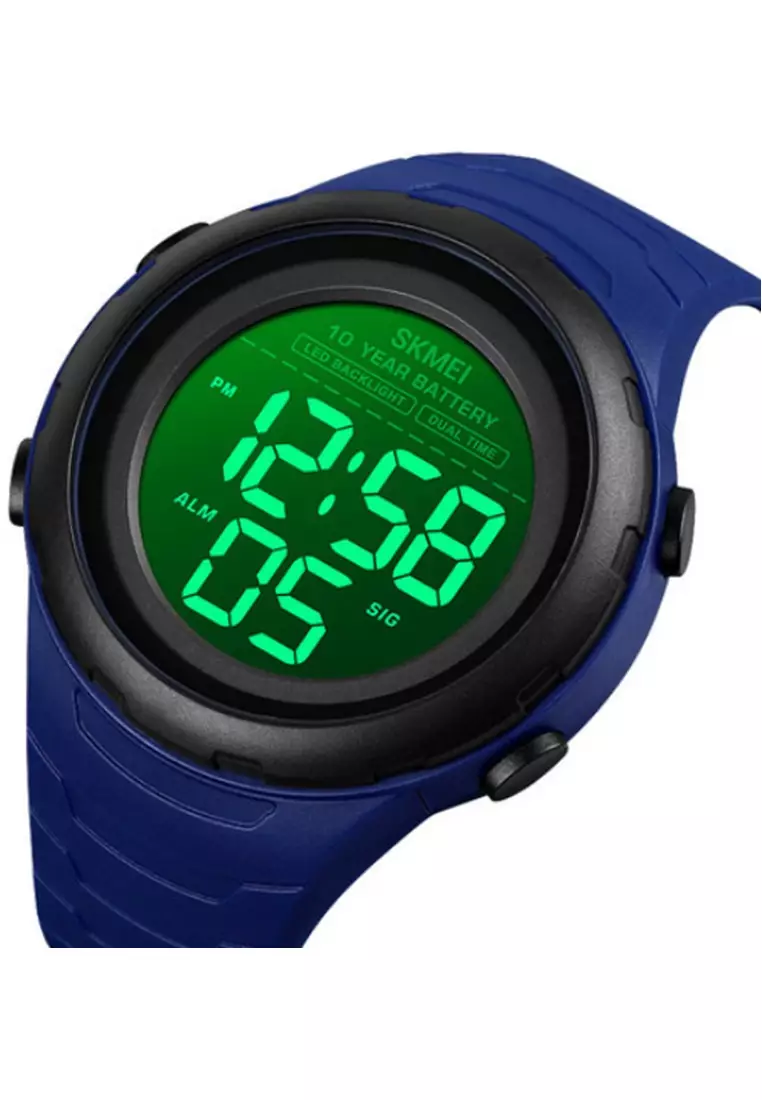 Jam Tangan Digital Pria Waterproof Many Function Strap Tali Material Silicone GN46 ORIGINAL