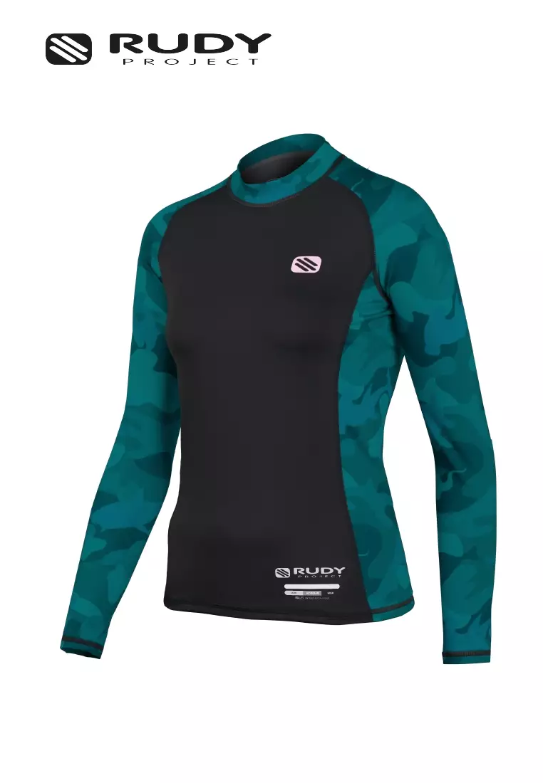 Riva Women's Long Sleeve Rash Guard - Blue