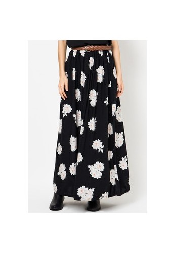 RISA Maxi Skirt With Flower Motif