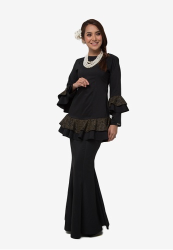 Buy Kurung Nia Gold from Cirgaro in Black and Gold only 189