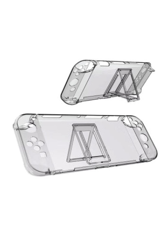 Blackbox Clear Protective Crystal Case with Bracket For Nintendo Switch OLED Accessories Hard Shell Cover 100% Transparent Split Design Mix color 7E079ES5AC3414GS_1