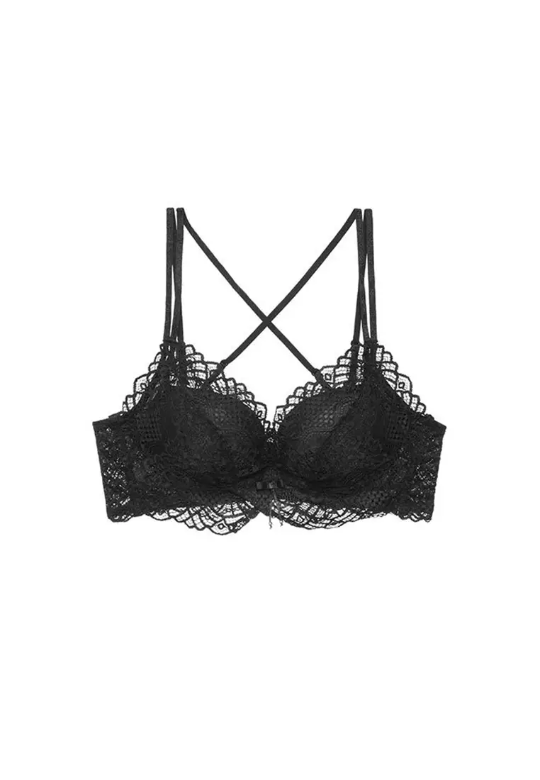 Buy Women's Styli Non Padded Wired All Over Lace Cups Mesh Bodysuit Online