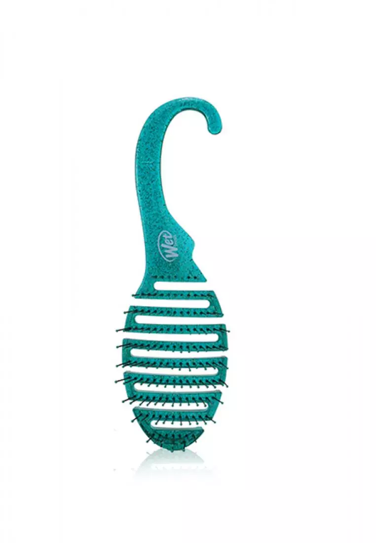 Wet Brush - Shower Detangler - Green Glitter