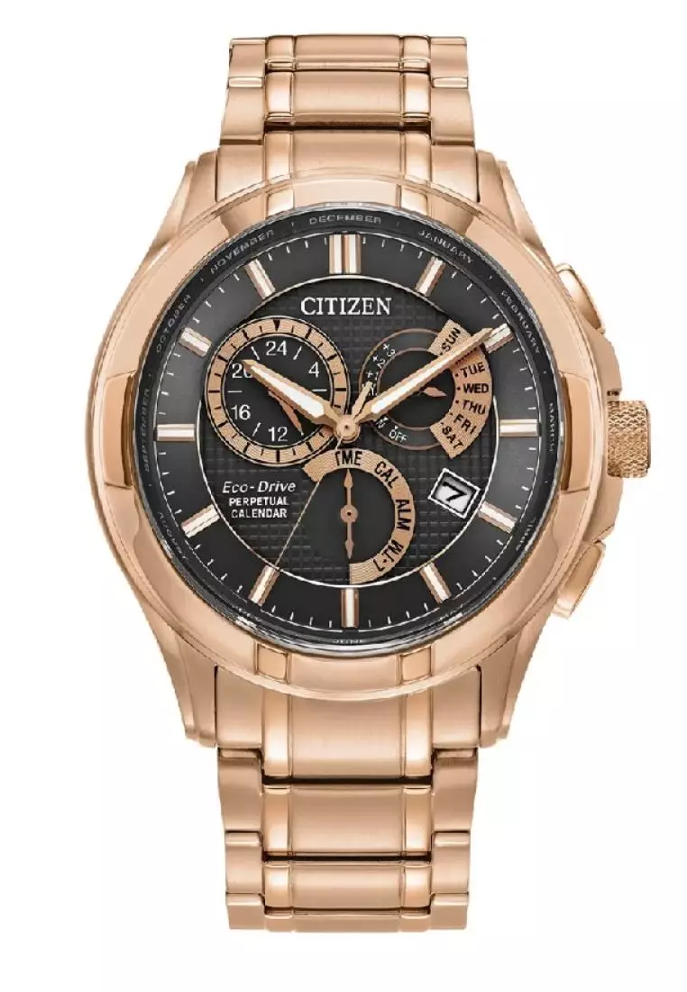 Citizen eco drive rose gold mens watch deals