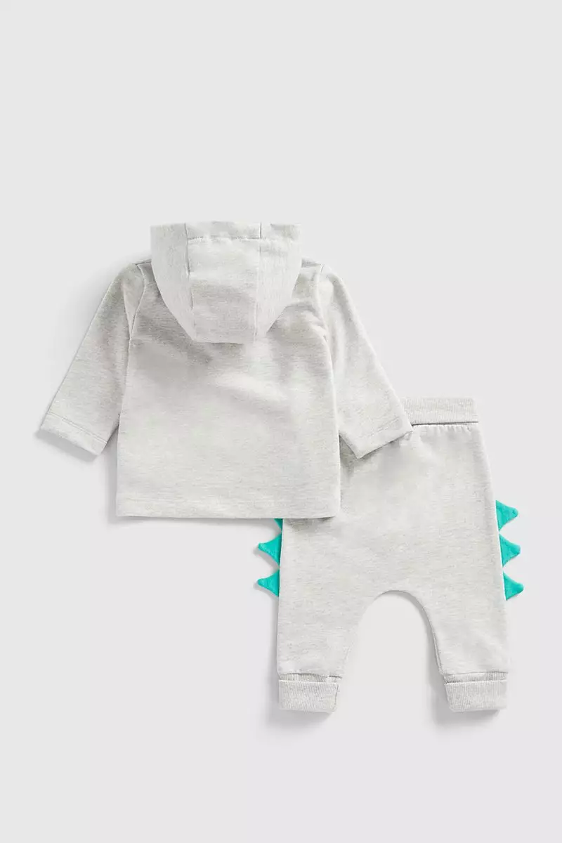 Mothercare Dinosaur Jog Set - Set Pakaian Bayi Laki-laki (Abu-abu)
