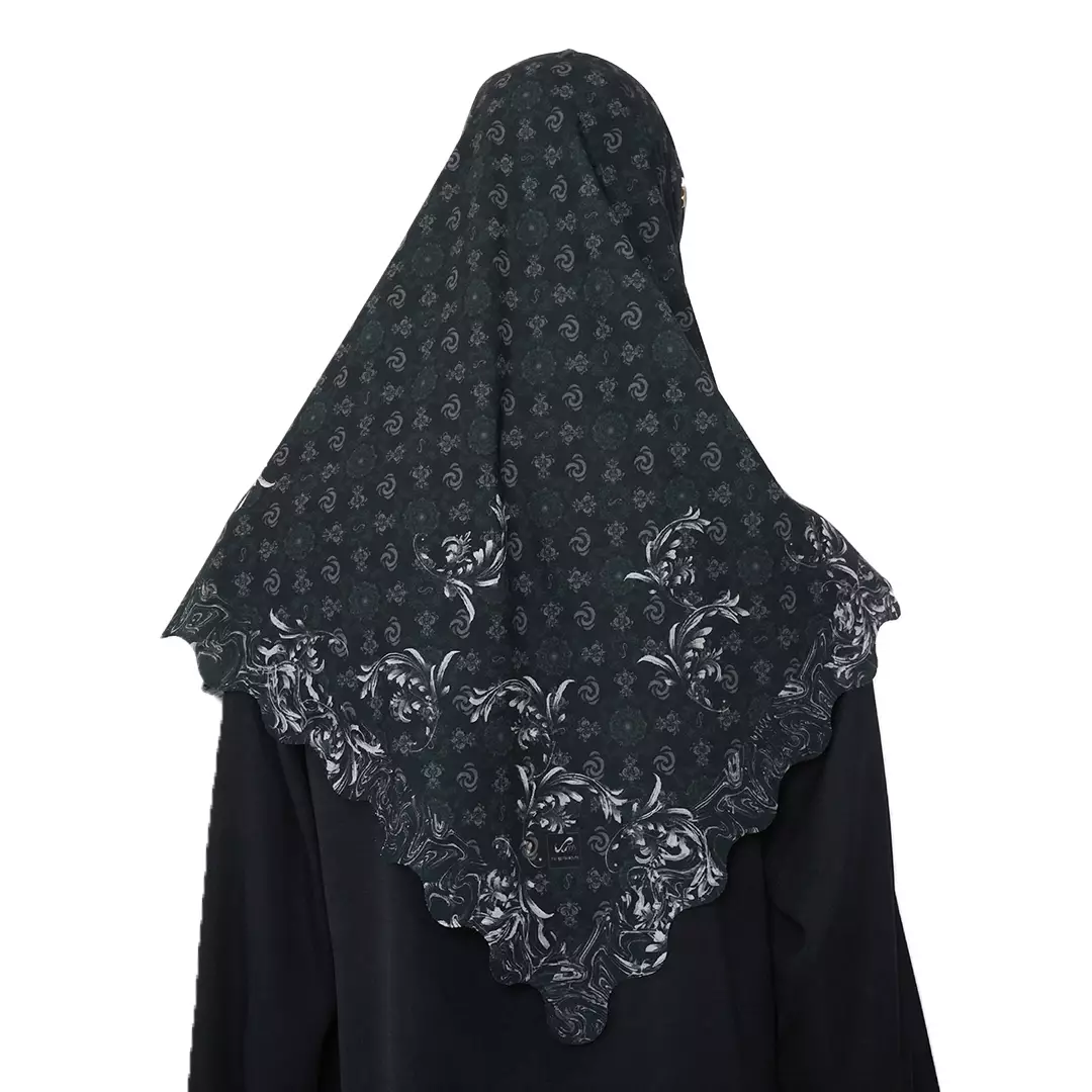 Rabbani - Kerudung Instan Muslim Wanita Dewasa Kaviya Exclusive - Black