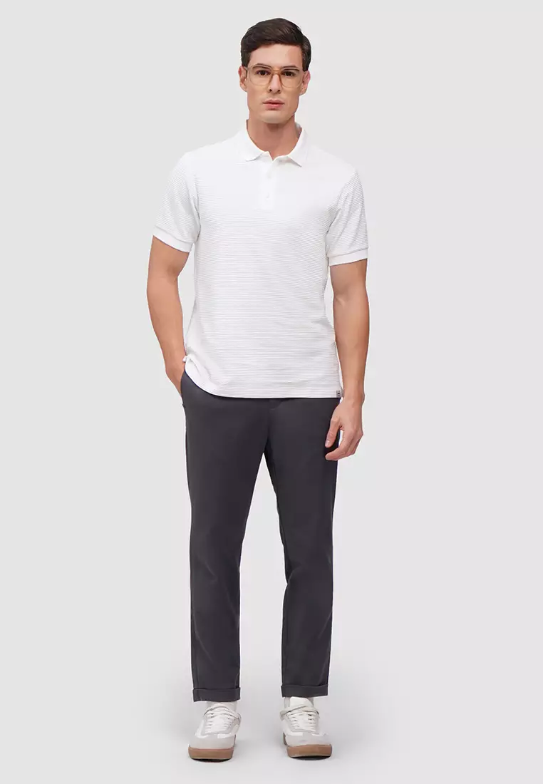 O.O.O. Textured Polo Shirt