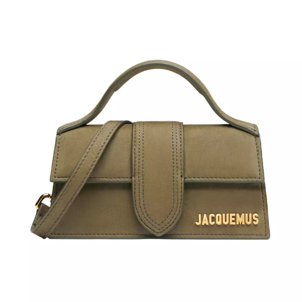 Jual Jacquemus Jacquemus Le Bambino Small Grained Leather Handbag Dark  Khaki Original 2024 | ZALORA Indonesia ®