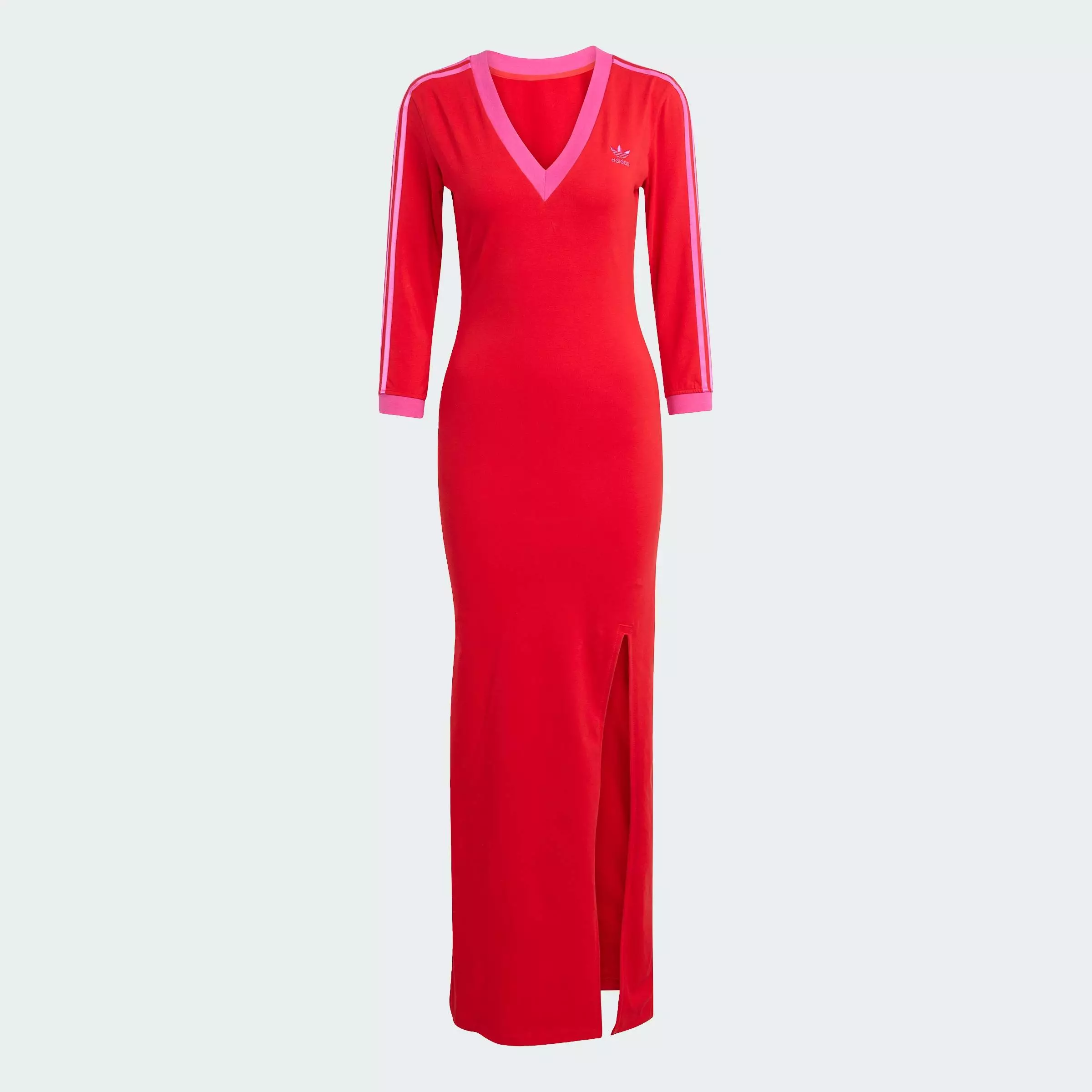 chinese dress ladies adidas Adicolor Classics 3-Stripes Maxi Dress