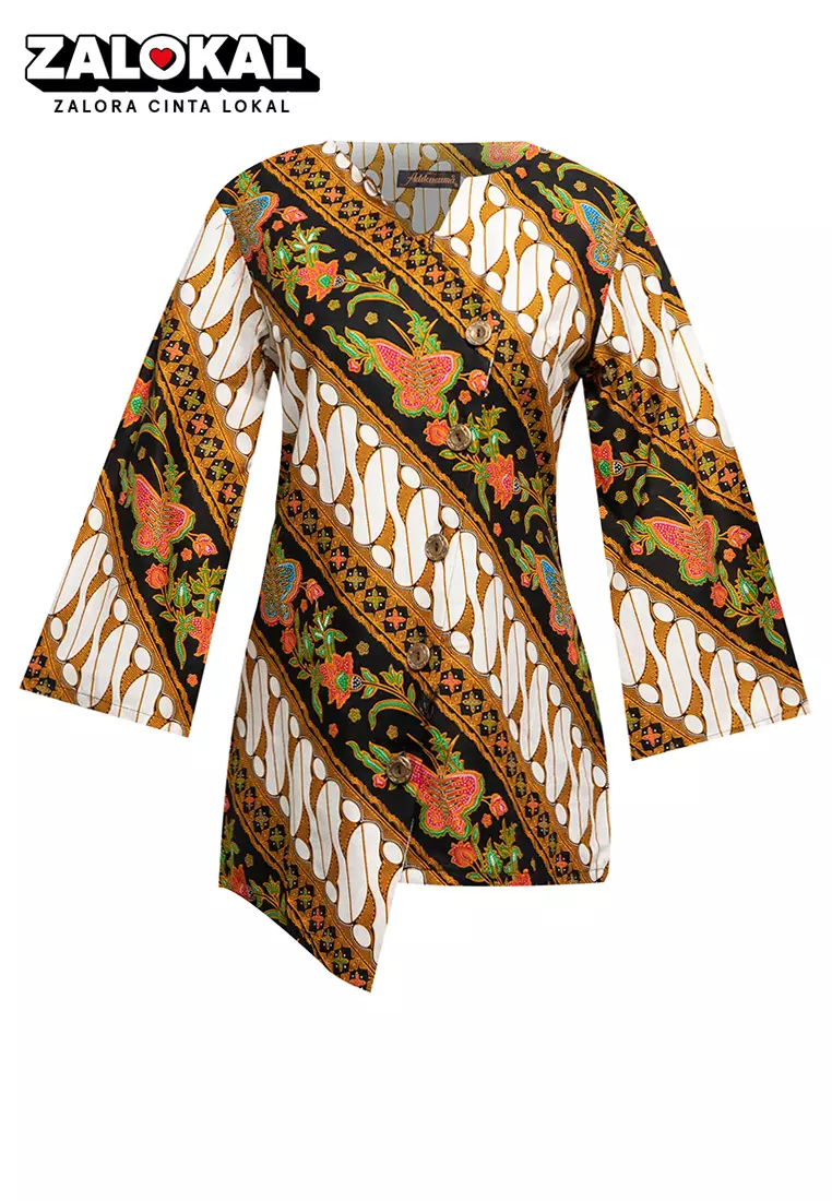 Blouse Batik Parang Seling Kupu