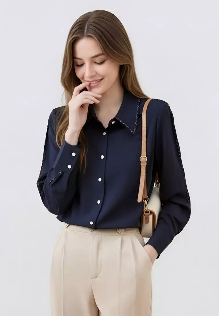 Elegant Long Sleeves Shirt