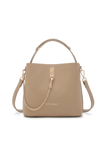 Volkswagen beige Women's Hand Bag / Top Handle Bag / Shoulder Bag 33512AC4894384GS_1