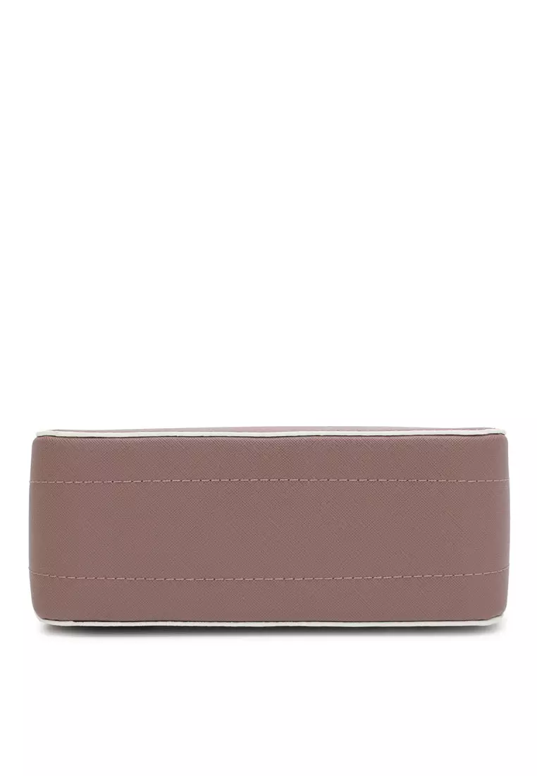 Women's Top Handle Bag / Sling Bag / Crossbody Bag (手拿袋 / 斜孭袋) - 米黃色