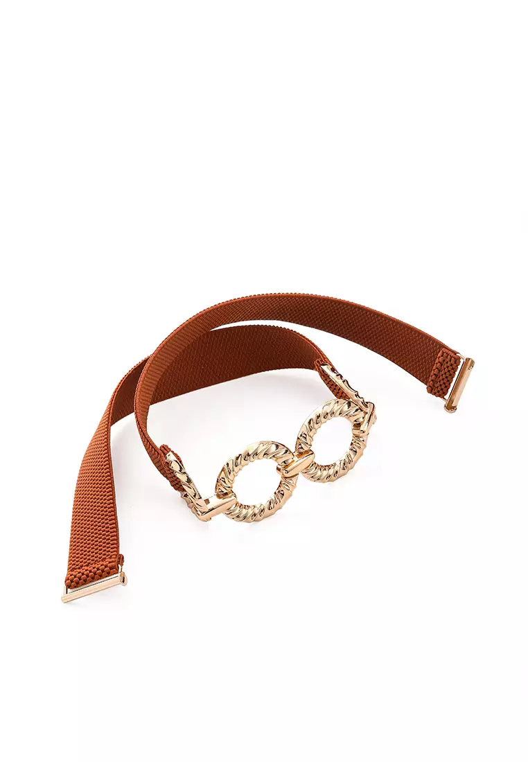 GYKACO KATYA Brown - Ikat Pinggang Wanita - Fashion Belt / Sabuk (Import)