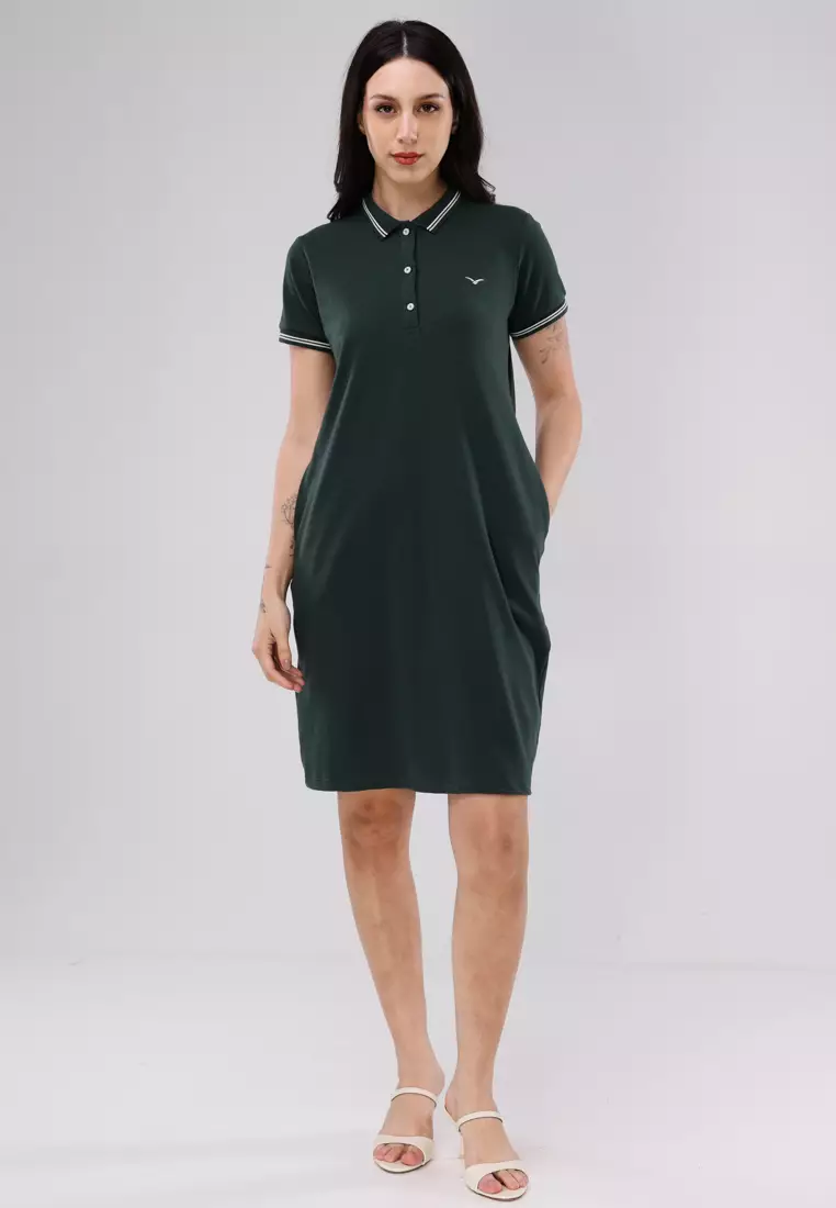 Pique Short Sleeve Polo Dress