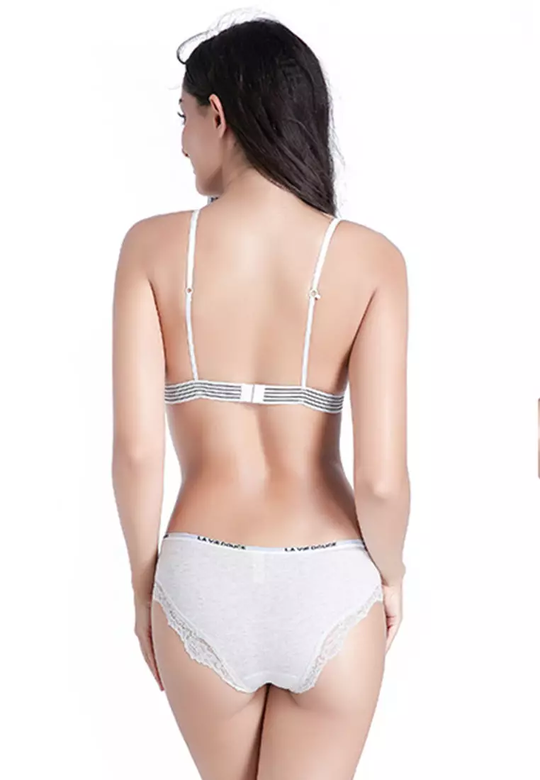 Buy LYCKA Lks2078 Lady Sexy Bra And Panty Lingerie Set-blue 2024 Online