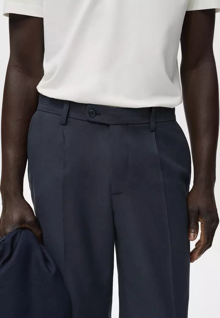 Tapered Crop Trousers