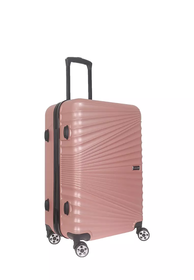 Koper - Trolley Case Polo Design 16501-08 - 24 inch Rose Gold