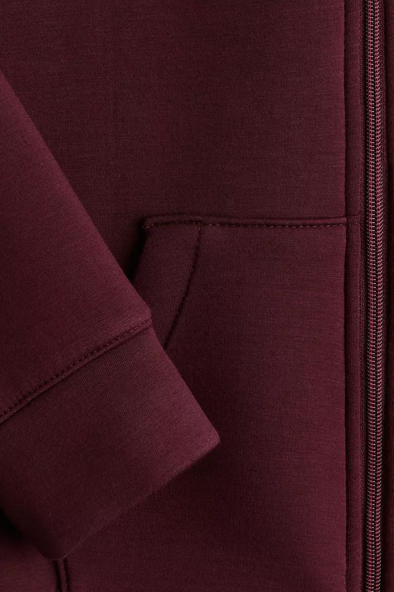 Scuba zip-through hoodie