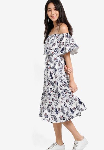 Printed Double Layer Dress
