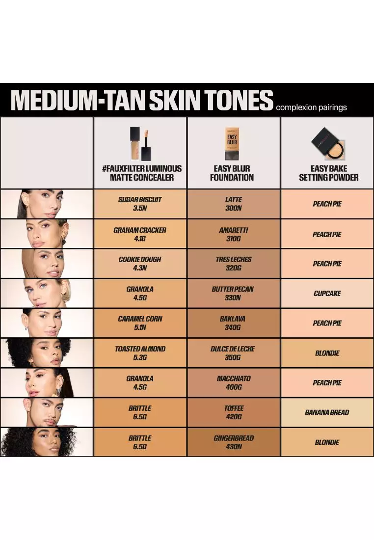 Huda Beauty Easy Blur Foundation Dulce De Leche 350G