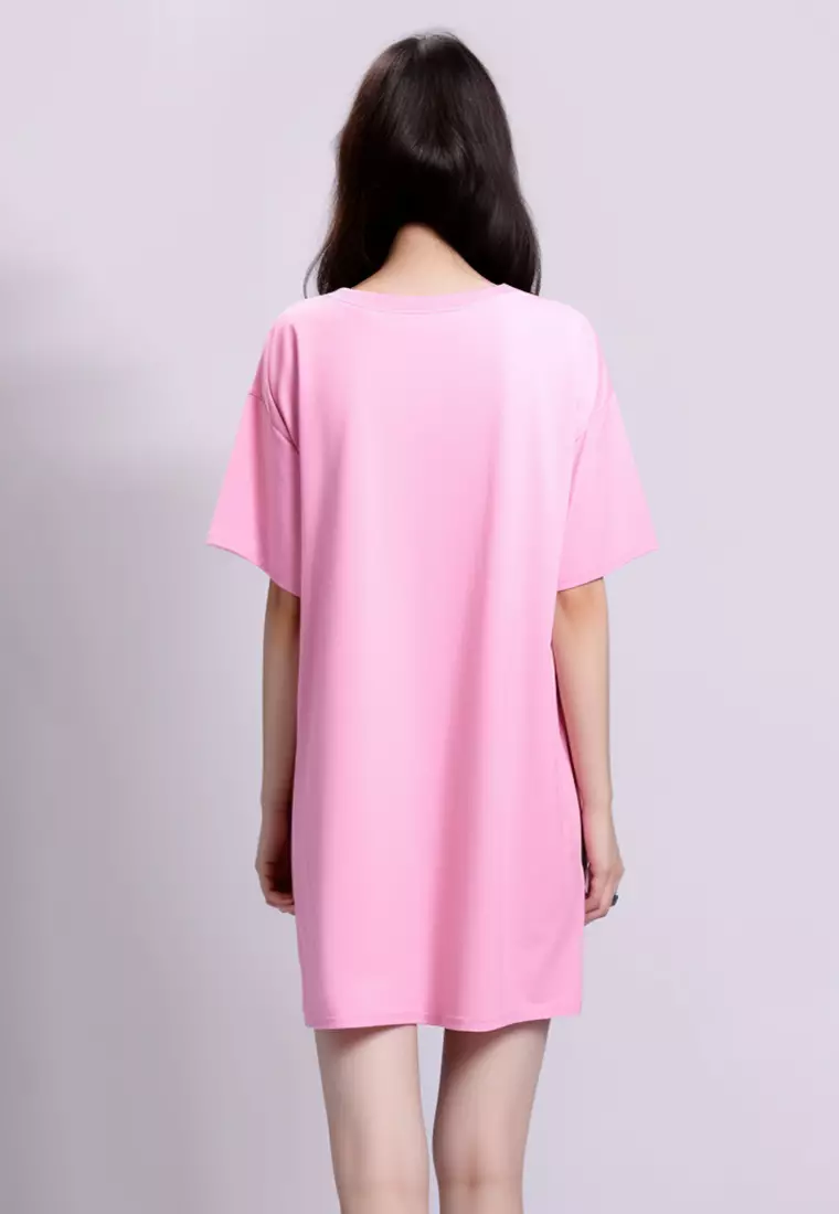 LTB62 LD thrdy pk Dress Pink